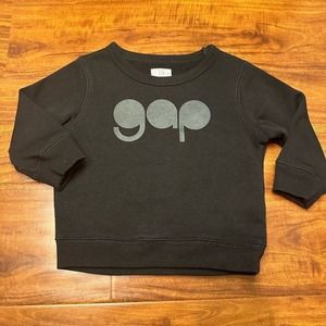 NWOT - GAP Sweatshirt / Pullover  - black - Size 12-18 month